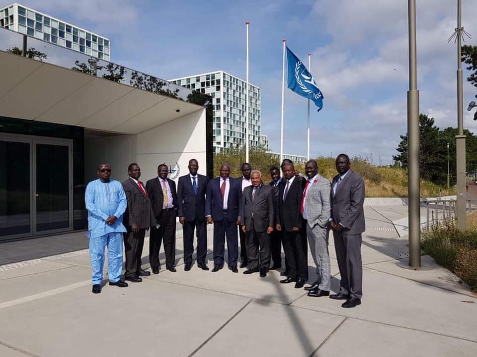 Pagan amum, Paul Malong Awan, Thomas Chirillo, Chirino Hiteng and Oyai Deng Ajak launch the South Sudan Opposition Movement in the Netherlands