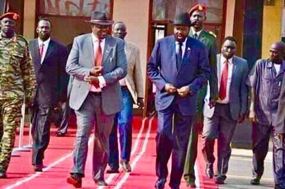 President Kiir and Riek Machar, Face to Face meeting in Juba, September 2019