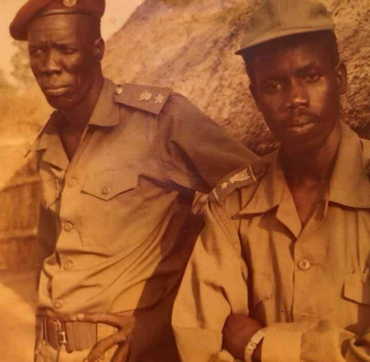 Lt. Col. Francis Ngor-Makiech and Major William Nyuon Bany
